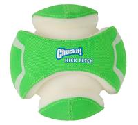 Chuckit! Kick Fetch Max Glow Interactive Rechargeable High Visibility Dog Toy Throw or Kick Toy for Dogs, Small