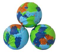 Chuckit! Limited Edition EcoFetch Ball Dog Toy, Medium (2.5 Inch Diameter) Pack of 3, for Breeds 20-60 lbs
