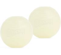 Chuckit Max Glow Ball Medium 2 Pack Dog Toy 6 cm Natural Rubber