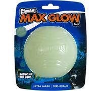 CHUCKIT MAX GLOW IN THE DARK LIGHT UP BALL HIGH VISIBILITY DOG TOY 3 SIZES