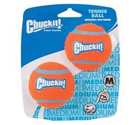 Chuckit! Multicolored Ball Launcher Rubber Tennis Balls Medium