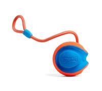 Chuckit! Rope Fetch and Tug Dog Toy (1-Pack) | Ball on Rope Dog Toy, Durable Polyester Oxford Material, Easy-Grip Design, Soft on Teeth