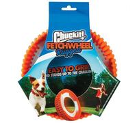 Chuckit! Rugged Fetch Wheel Dog Toy (1-Pack) | Durable Rubber, High Visibility, Floats in Water, Easy Pick Up and Throw