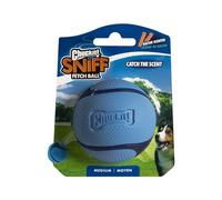 Chuckit! Sniff Ball Dog Toy, Durable High Bounce Bacon Scented Rubber Dog Ball Fetch Toy, Medium, 1 Pack