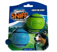 Chuckit Sniff Fetch Ball Bacon/Peanut Butter 1pck/2pck Medium Durable