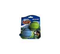 Sniff Ball Dog Toy, Durable High Bounce Bacon and Peanut Butter Scented Rubber Dog Ball Fetch Toy, Medium, 2 Pack