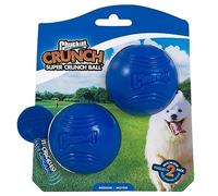 Chuckit! Crunch Ball Crackle Sound Dog Toy Launcher Compatible, 2 Pack, Medium