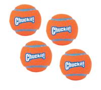 Chuckit! Tennis Ball - Lightweight Dog Toy for Fetch and Interactive Play, Compatible with Launcher, Medium, 6.5 cm (Pack of 4)