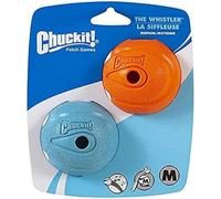 Chuckit! The Whistler Ball 2 Pack Medium 6.5cm