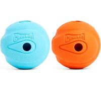 Chuckit 20220 6cm The Whistler Dog Ball, Medium Size - 2 Pack