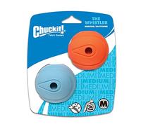 Chuckit The Whistler Dog Toy, 6 cm, Medium, 2-Piece