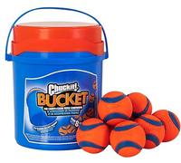 Chuckit Ultra Ball Bucket - Durable High Bounce Rubber Dog Toy for Fetch and