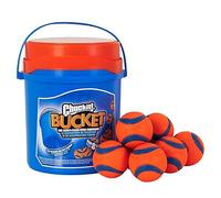 Chuckit! Ultra Ball Bucket Durable Rubber Dog Toy, Medium, 6.5 cm (8-Pack) | Bucket for Storge, High Bounce & Visibility, Natural Rubber, Floats in Water, Easy to Clean, For Multiple Dogs