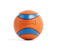 ChuckIt! Ultra Ball Dog Toy Ball Durable Rubber Dog Ball High Bounce Floating Chuck It Launcher Compatible Toy Balls For Dogs, 1 Pack, Large