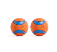 ChuckIt! Ultra Ball Dog Toy, Durable High Bounce Floating Rubber Dog Ball, Launcher Compatible Toy For Dogs, 2 Pack, Medium