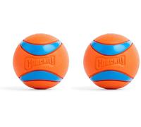 Chuckit! Ultra Ball, Durable Dog Ball High Bounce Rubber Dog Toy, Launcher Compatible, 2 Pack, Medium