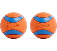 Chuckit! Ultra Ball Durable Rubber Dog Toy, Medium, 6.5 cm (2-Pack)