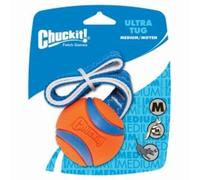 Chuckit Ultra Ball Tug Medium 6.5Cm Toy Durable Dog Puppy Play Pull Fetch Throw