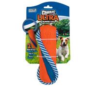 Ultra Bumper Tug Dog Toy Rope and Rubber Fetch Toy Tug of War for Dogs