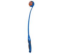 ChuckIt! Ultra Grip Dog Ball Launcher, Hands Free Dog Ball Pick Up and Throw Play, Tennis Ball and Launcher Toy, Assorted Colours, Medium Ball, 64cm Long
