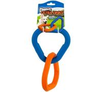 Chuckit! Ultra Links Rubber Dog Chew Toy For Aggressive Chewers Interactive Tug Of War Fetch Toy