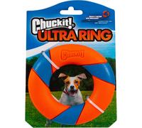 Chuckit Ultra Ring Flying Disc Rubber Dog Toy High Visibility