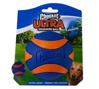 Chuckit Ultra Squeaker Rubber Balls Dog Puppy Squeaky Bouncy Ball Fetch Xlarge