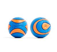 CHUCKIT ULTRA SQUEAKER BALL FLOATING BOUNCY RUBBER DOG TOY BALL SMALL 2 PACK