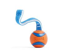 Chuckit! Ultra Tug Dog Toy With Rubber Ball Tug Of War Interactive Fetch Toy for Dogs, Large