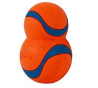 Chuckit! Ultra Tumbler Rubber High Bounce Erratic Dog Ball For Land & Water Launcher Compatible Toy, Blue