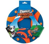 Chuckit Whistle Flight Flyer Dog Toy Rubber Frisbee Throw And Fetch Noise Disc For Dogs
