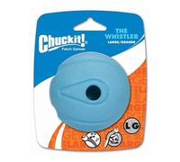 Chuckit Whistler Ball Dog Toy, Durable High Bounce Rubber Engaging Dog Ball, Size Large - Launcher Compatible