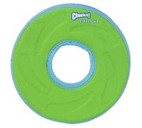 Chuckit! Zipflight Floating Frisbee and Steering Wheel Dog Toy, Medium | Durable Polyester Canvas, Floats on Water, High-Visibility Colours, Lightweight