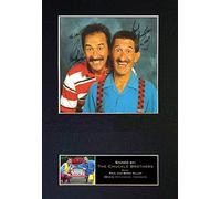 CHUCKLE BROTHERS No1 Signed Autograph Mounted Photo Reproduction PRINT A4 Rare Perfect Birthday (297 x 210mm) #175 (Not Framed)