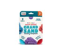 Chuckle & Roar - Grand Sand 3 Pack - Tactile Sensory Sand - Educational Fun for Preschoolers - Sensory Arts and Crafts for Kids Toddlers - Doesn't Dr