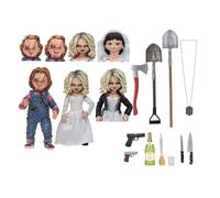 Chucky 42114 Chuck & Friends Ultimate Chucky & Tiffany 2 Pack, Multi-Colored