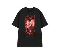Chucky Adult Short Sleeved T-Shirt (Black) in Black | Size: Large Chucky Black L