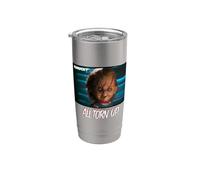 Chucky All Torn Up Creepy Smile Stainless Steel Insulated Tumbler