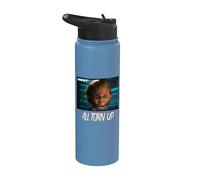 Chucky All Torn Up Creepy Smile Stainless Steel Insulated Water Bottle