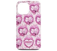 Chucky And Tiffany Flaming Hearts All-Over Print Case for iPhone 13 Pro Max