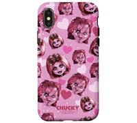 Chucky And Tiffany Hearts All-Over Print Case for iPhone X/XS
