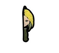 Chucky and Tiffany Horror Halloween PVC Morale Patch Set, Glow in the Dark, Tactical Hook Backing Badges (Color-c)