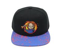 Chucky Baseball Cap, Adult Snapback Hat with Flat Brim, Black, One Size, Black, One Size