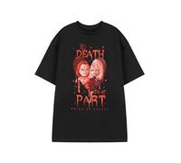 Chucky Bride of Chucky Black Graphic Tee | Unisex Short Sleeve T-Shirt for Casual Wear | Movie Reference Till Death Do Us Part