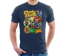 Chucky Charms Cereal Men's T-Shirt Navy Blue