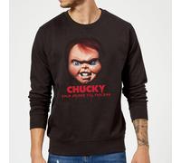 Chucky Friends Till The End Sweatshirt - Black | Size: 2XL Chucky Black 2XL