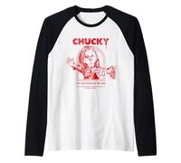 Chucky Halloween Design I'm Your Friend to The End Raglan Baseball Tee