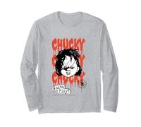 Chucky Halloween Design Wanna Play? Long Sleeve T-Shirt