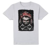 Chucky Hi I'm Men's T-Shirt - White | Size: Small Chucky White S