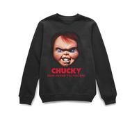 Chucky Official Friends Till The End Sweatshirt - Black | Size: Small Chucky Black S
